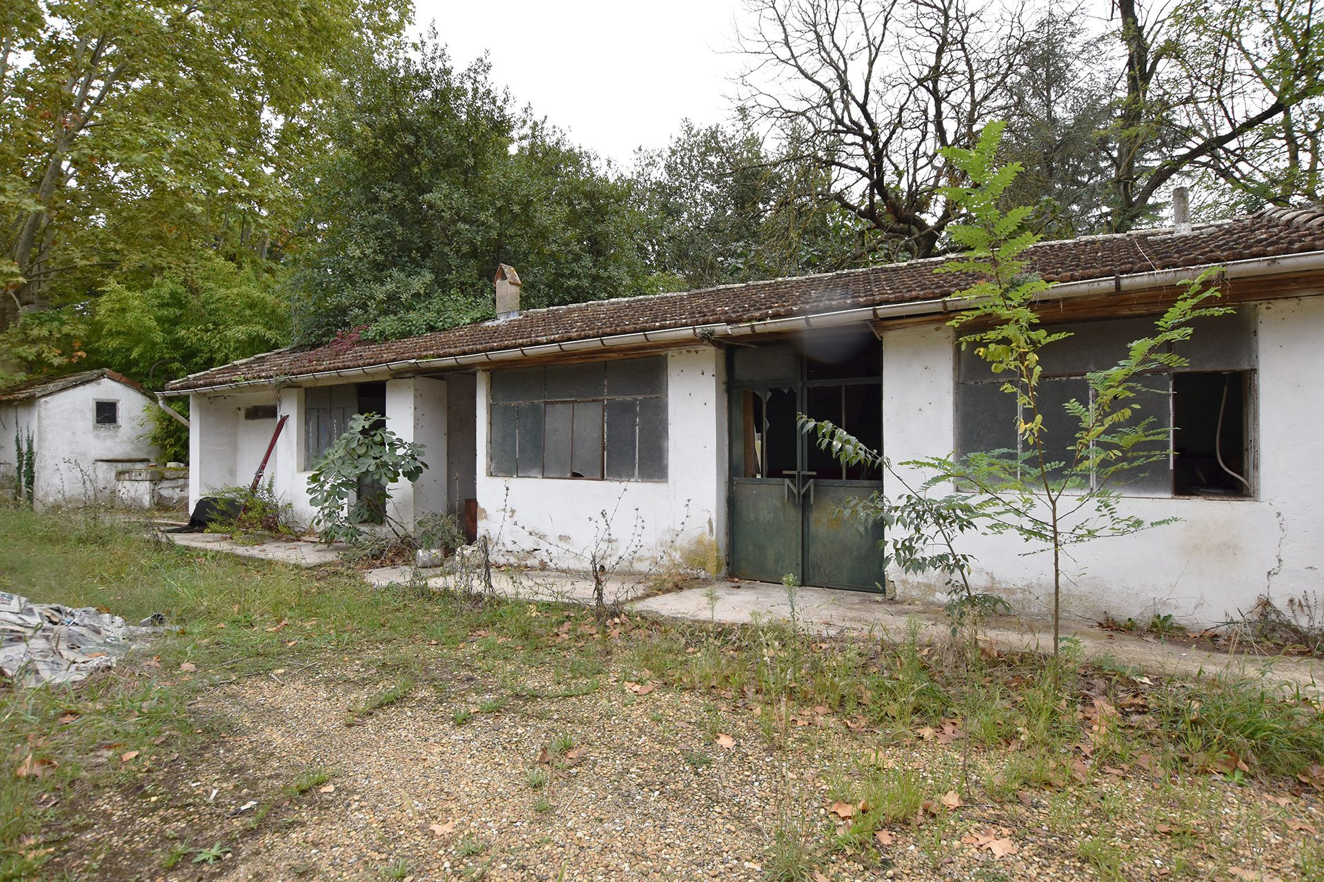 VERGEZE : Domaine comprenant une Maison de Maître, une Maison de Gardien et un grand Mas familial à rénover avec dépendances sur un terrain d'un hectare 7688 m² avec piscine. - photo 9